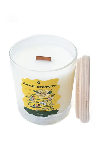 Свеча Липы цветут 250 мл 30 ч Соевый воск  - фото 2