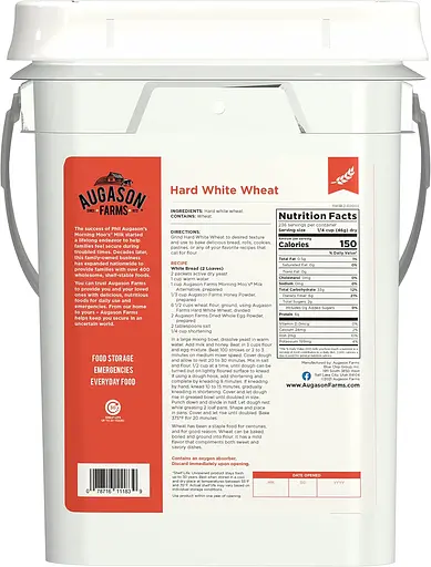 Пшеница твердых сортов с длительным сроком хранения до 30 лет Augason farms, 236 порций (101186) - фото 2