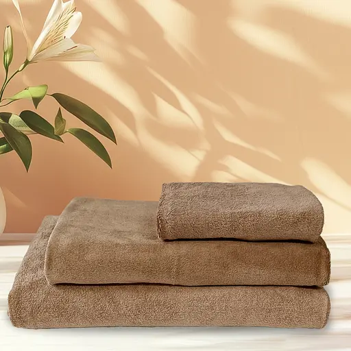 Рушник Versailles мікрофібра 70х140 см капучино (146786) - фото 1