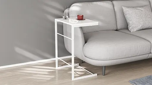 Столик Терри Ferrum-decor 650x440x330 Белый металл ДСП Белый 16 мм (FRD-104655) - фото 8