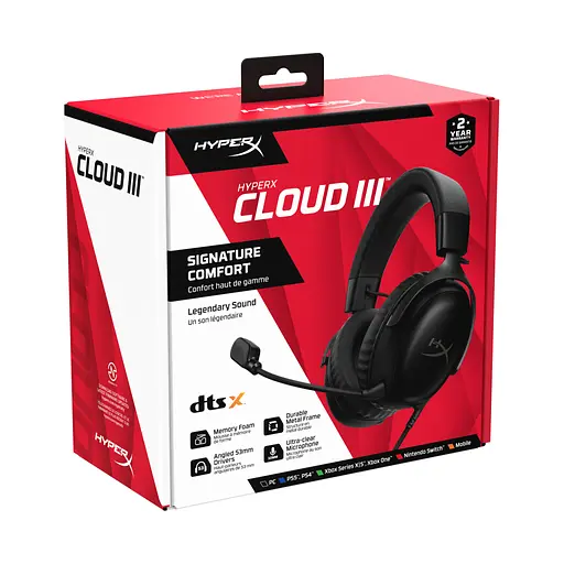 Наушники HyperX Cloud III Black (727A8AA) - фото 9