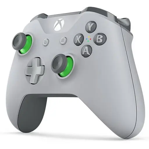 Microsoft Xbox One S Wireless Controller with Bluetooth (Grey/Green) - фото 3