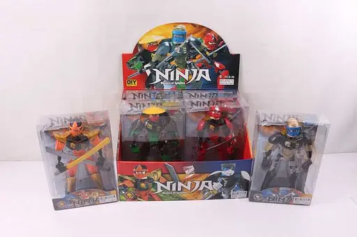 Герої Нінзяго, висота 22 см, тіло-конструктор, зброя - фото 3