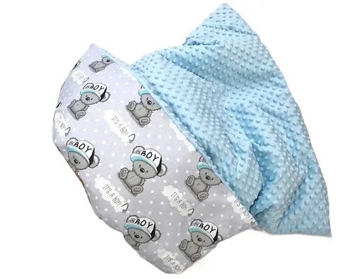 Плед з плюшем Moontime 100 x 80 см "Тедді" - фото 1