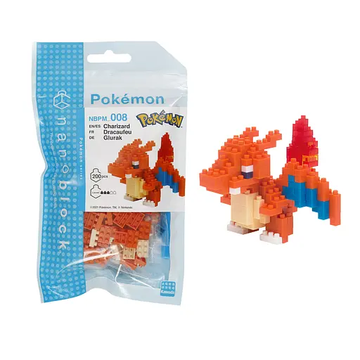 Конструктор Nanoblock Чаризард 200 элементов (124146) - фото 4