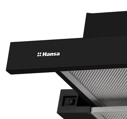 Вытяжка Hansa телескопическая 60 см 389 м3ч черная - фото 3