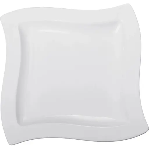 Тарілка TS Kitchen порцелянова плоска квадратна 21 см HP609 - фото 2