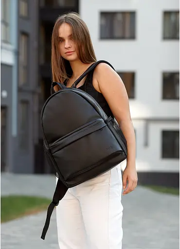 Жіночий рюкзак Sambag BRIX PJT CLASSIC чорний 40 x 27 x 15 см (11711001) - фото 7