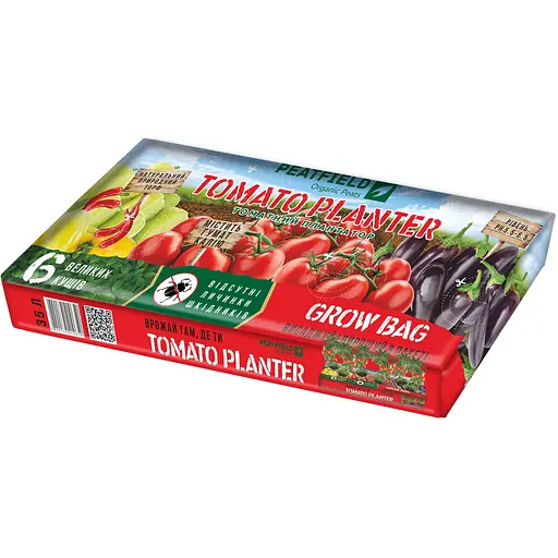 Торф'яний субстрат PeatField Томатний плантатор 35 л (00008294) - фото 1