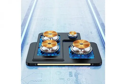 Зарядное устройство для беспроводной связи — док-станция Remax Minxl Pro Series 22 W 3-in-1 Foldable RP-W70 черная - фото 3