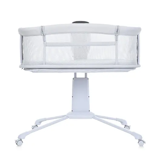 Детская кроватка-люлька 3 в 1 Mastela 3328 приставная, музыка, таймер, москитная сетка, белый - фото 3