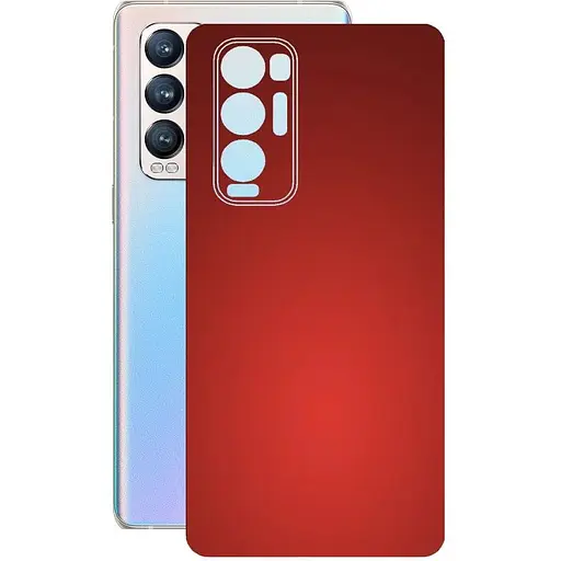 Захисна плівка StatusSKIN для Oppo Find X3 Neo Корпус Вініл червона матова - фото 1