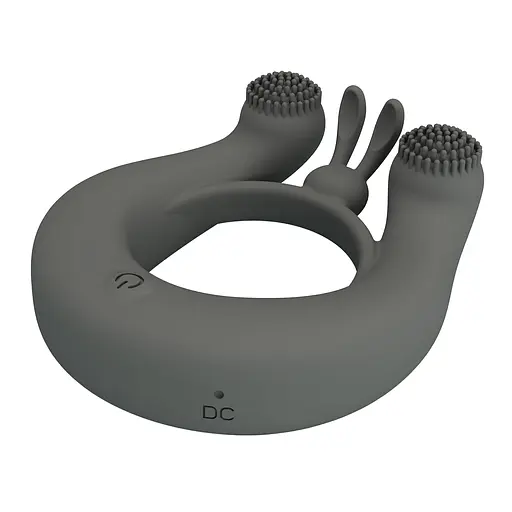 Віброкільце Pretty Love Dahlia 7.6 см (сірий) - фото 4
