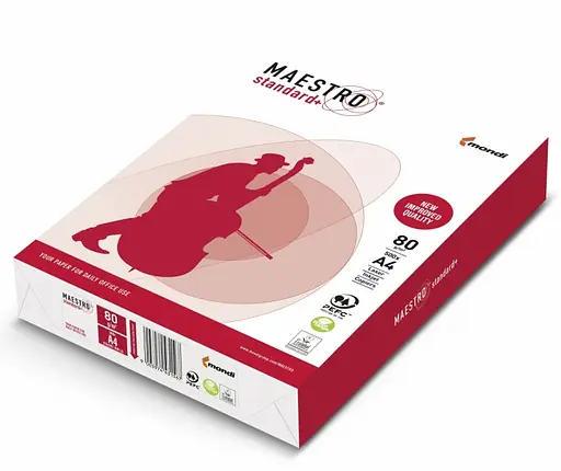 Папір А4 Maestro Standard, 500 арк., 80 г/м², Mondi, 22665