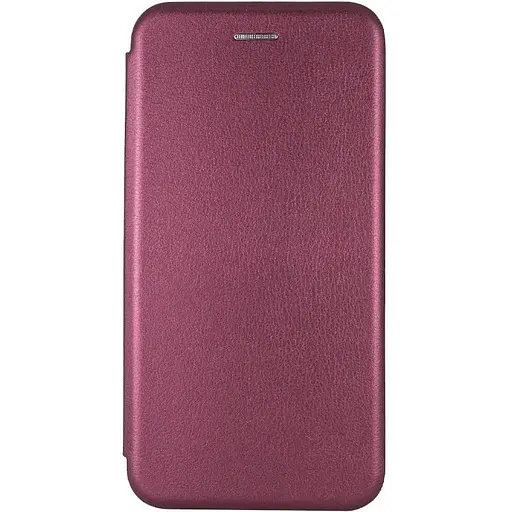 Шкіряний чохол-книжка Classy для Motorola Moto G75 5G Бордовий