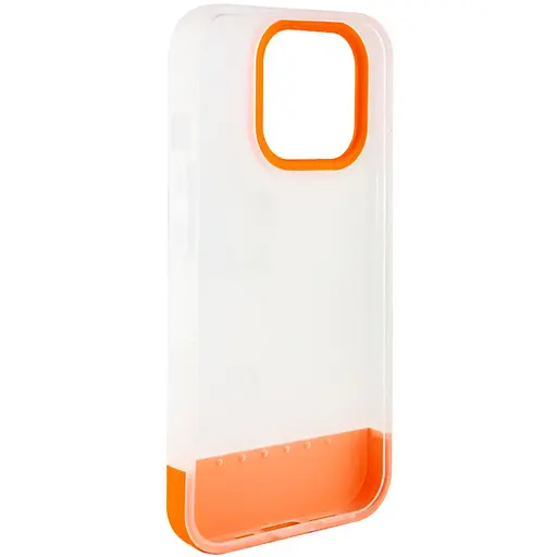 Чохол Epik TPU+PC Bichromatic для Apple iPhone 13 Pro Max 6.7 Matte/Orange - фото 3