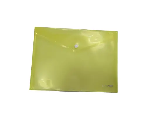 Папка-конверт B5 на кнопці E31302 Economix, глянець (4044572313027) Жовтий - фото 1