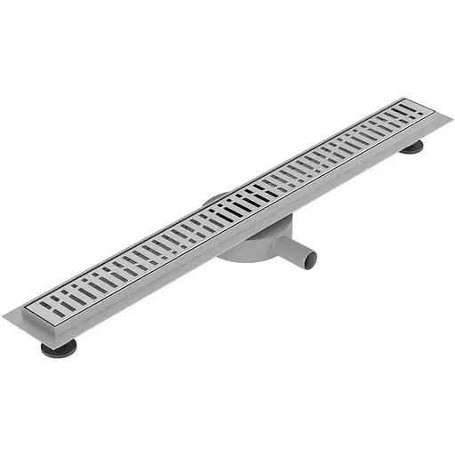 Трап лінійний Volle 600 мм з перфорованою решіткою cepillado cromo Master Linea 9046.210114 - фото 1