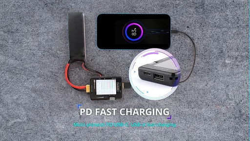 Мультитестер ToolKitRC MC8 20W для FPV 2-8S USB-C черный (18762) - фото 9