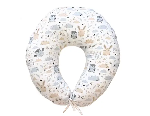 Подушка для годування Moontime "Сови і зайчики" - фото 1