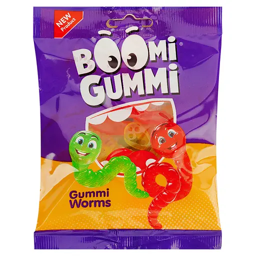 Цукерки желейні Boomi Gummi Worms 70 г
