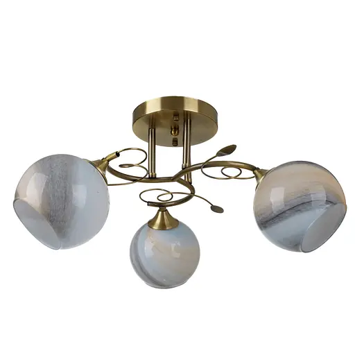 Люстра стельова Brille в спальню E27 60W BZ (LK-682C/3)