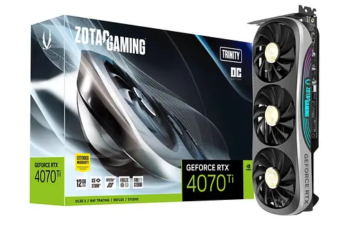 Відеокарта Zotac GAMING GeForce RTX 4070 Ti Trinity OC (ZT-D40710J-10P)