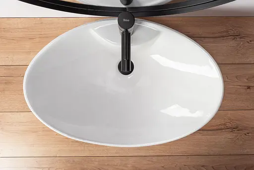 Умивальник Rea Rosa накладний білий REA-00692, Білий - фото 4