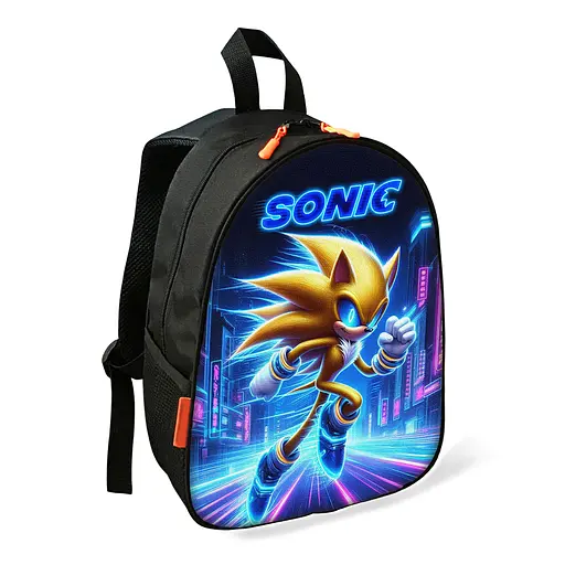 Рюкзак дитячий Супер Сонік шкільний/міський 34х27х13 см для хлопчика (02590)