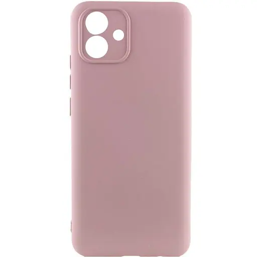 Чехол Silicone Cover Lakshmi Full Camera (AA) для Samsung Galaxy A04e Розовый / Pink Sand