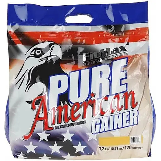 Гейнер FitMax Pure American Gainer 7.2 кг Ваніль - фото 1