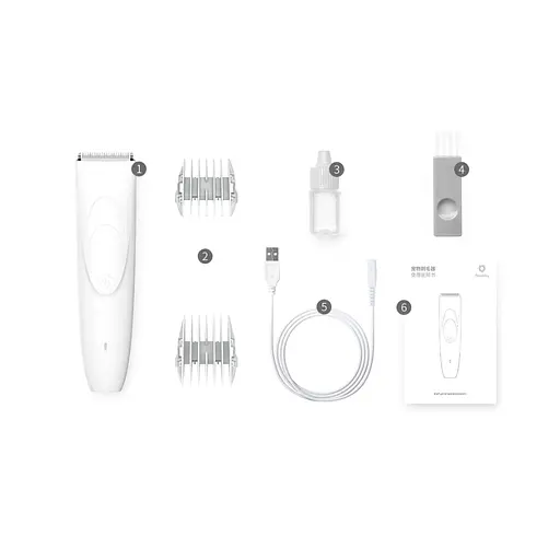 Машинка для стрижки животных Xiaomi Pawbby Pet Shaver White (MG-HC001)  - фото 4