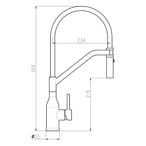 Смеситель для кухни Gappo с гибким изливом G4098-15 - фото 7