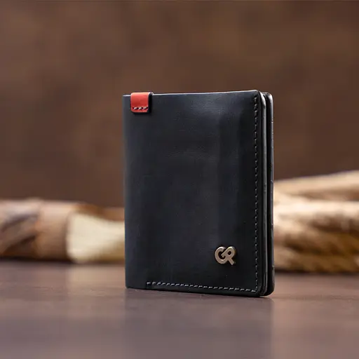 Функциональный тонкий портмоне Grande Pelle 9х10х1 см acs0016986 - фото 6