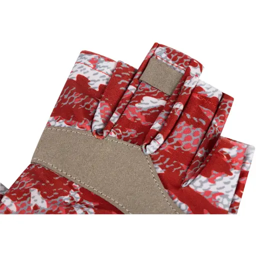 Рукавички Favorite Solar Fishing Gloves 5 Cut S/M к:red - фото 4