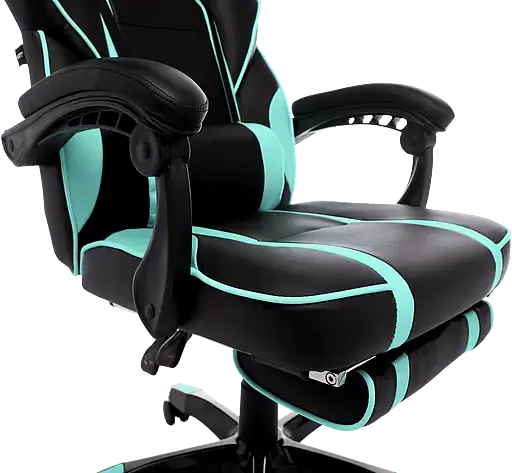 Геймерское кресло GT Racer черное с ментоловым (X-2749-1 Black/Mint) - фото 7