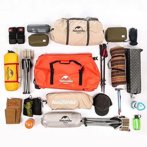 Сумка баул водонепроникна Naturehike NH20FSB03 120л (Червона) - фото 6