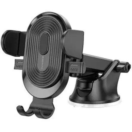 Крепление для телефона Borofone BH85 Experience one-button car holdercenter console черный - фото 1