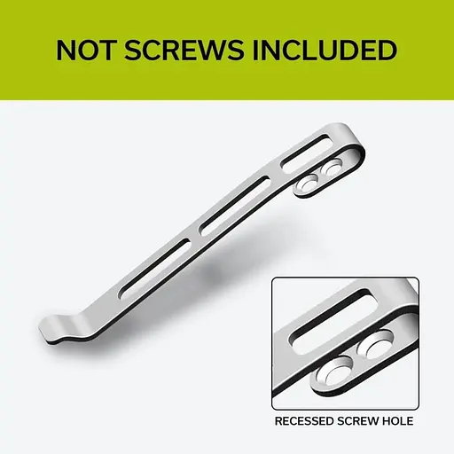 Кліпса кишенькова сталева Civivi без гвинтів CA-06B-V1 - фото 3