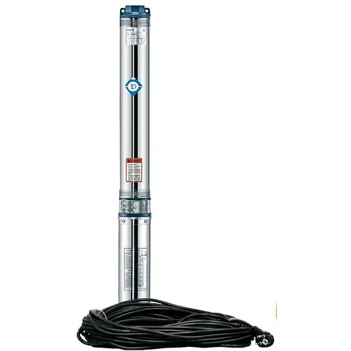 Насос центробежный скважинный Aquatica 1.8кВт H 197(152)м Q 55(35)л/мин Ø102мм 20м кабеля mid 778448 - фото 1