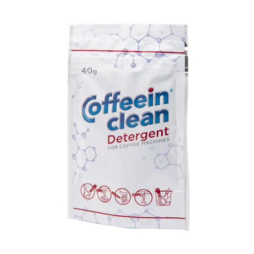 Професійний засіб Coffeein clean DETERGENT  (порошок) для очищення від кавових жірів 40г.