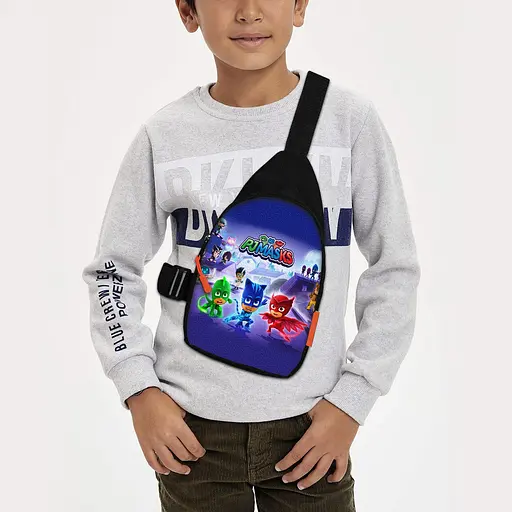 Сумка через плече дитяча Герої в масках 29х17 см сумка слінг для хлопчика (02304)