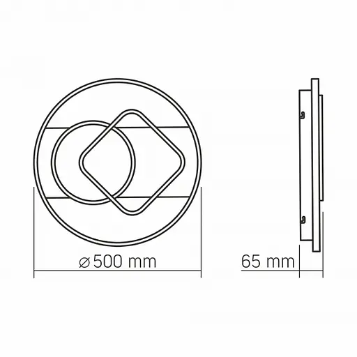 LED світильник функціональний Videx DECORA 50W VL-CLD-999-TT - фото 3