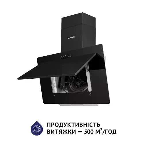 Вытяжка декоративная наклонная Minola HDN 6124 BL LED - фото 7