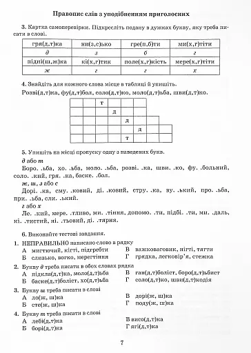 Українська мова 10-11 клас. Зошит-тренажер з правопису - фото 5