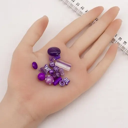 Декоративні намистинки для творчості Бомбей Dom Busin УТ100014231 в упаковці 74 шт - фото 3