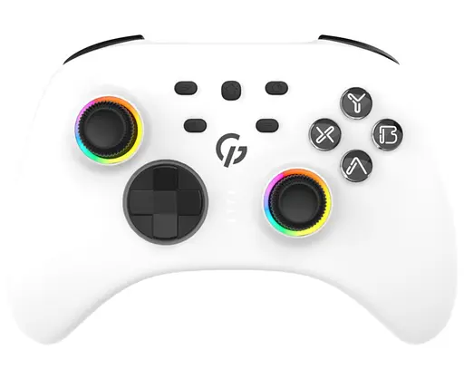 Геймпад джойстик GamePro GP-X13-W Xinput Bluetooth/2.4G/USB (Switch/PC/iOS/Android) White - фото 2