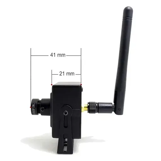 Мини wifi камера с датчиком движения и микрофоном Jienuo 407SW, 2 мегапикселя HD1080P, металлическая - фото 4