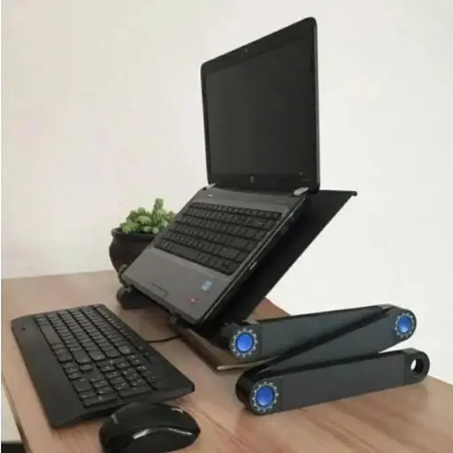 Многофункциональный столик-трансформер для ноутбука Laptop Table T8 с охлаждением - фото 7