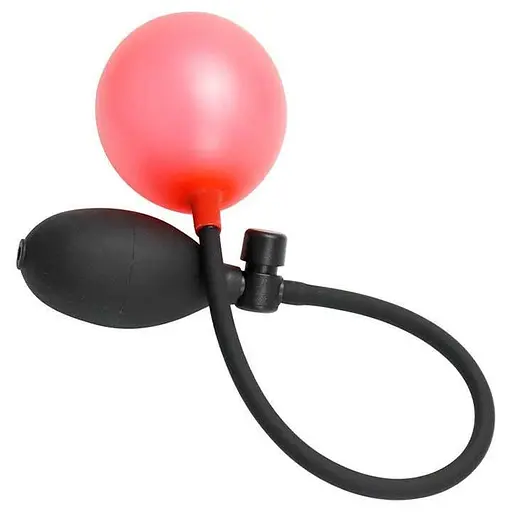 Надувний анальний розширювач 2-8 см (регульований діаметр, м'який матеріал, ручна груша) K001011 - фото 1